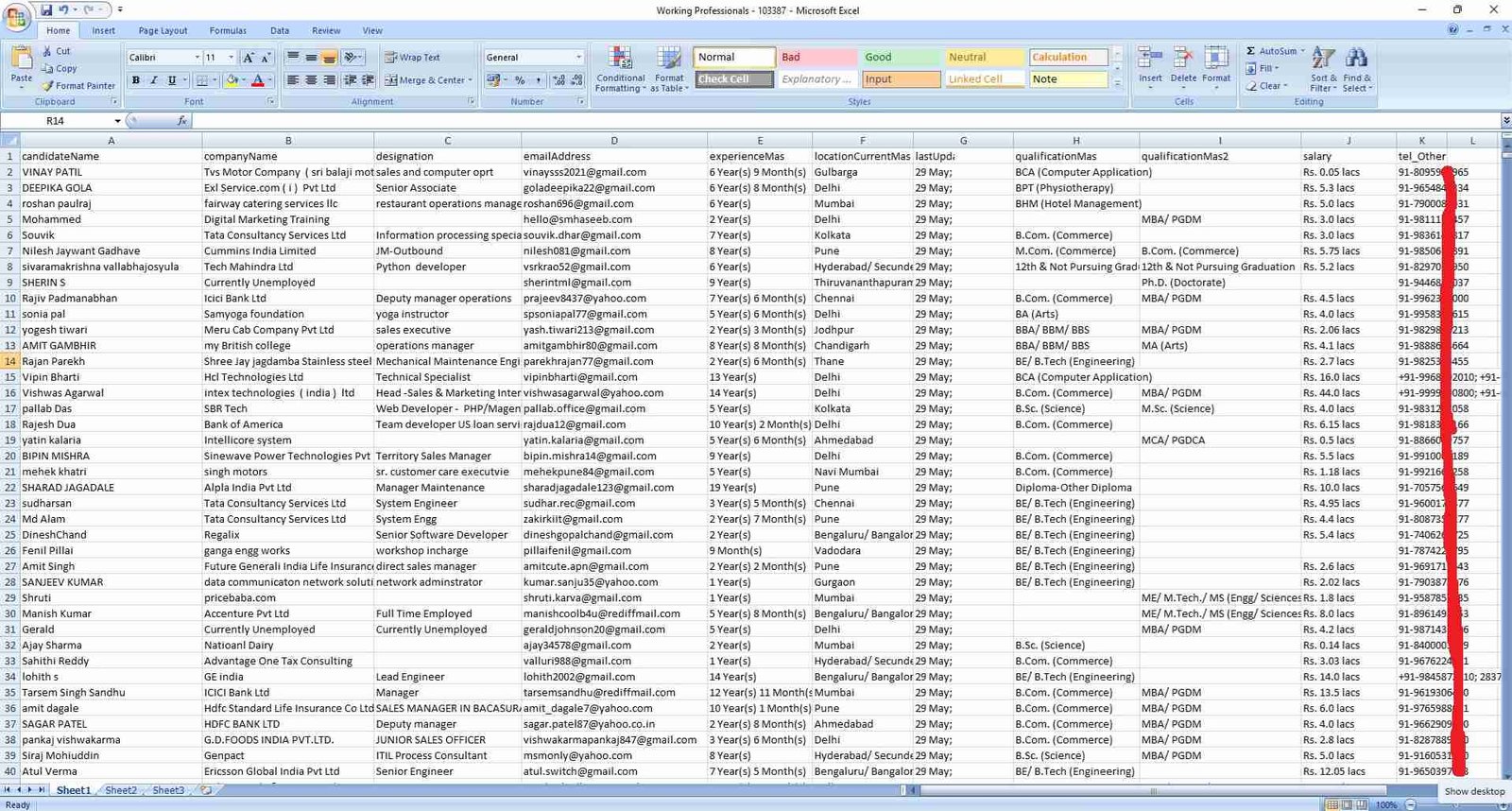 Lead Generation Tool data fields 4