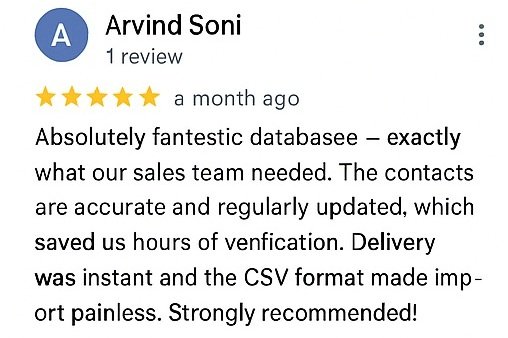 Customer Review 1 Screenshot